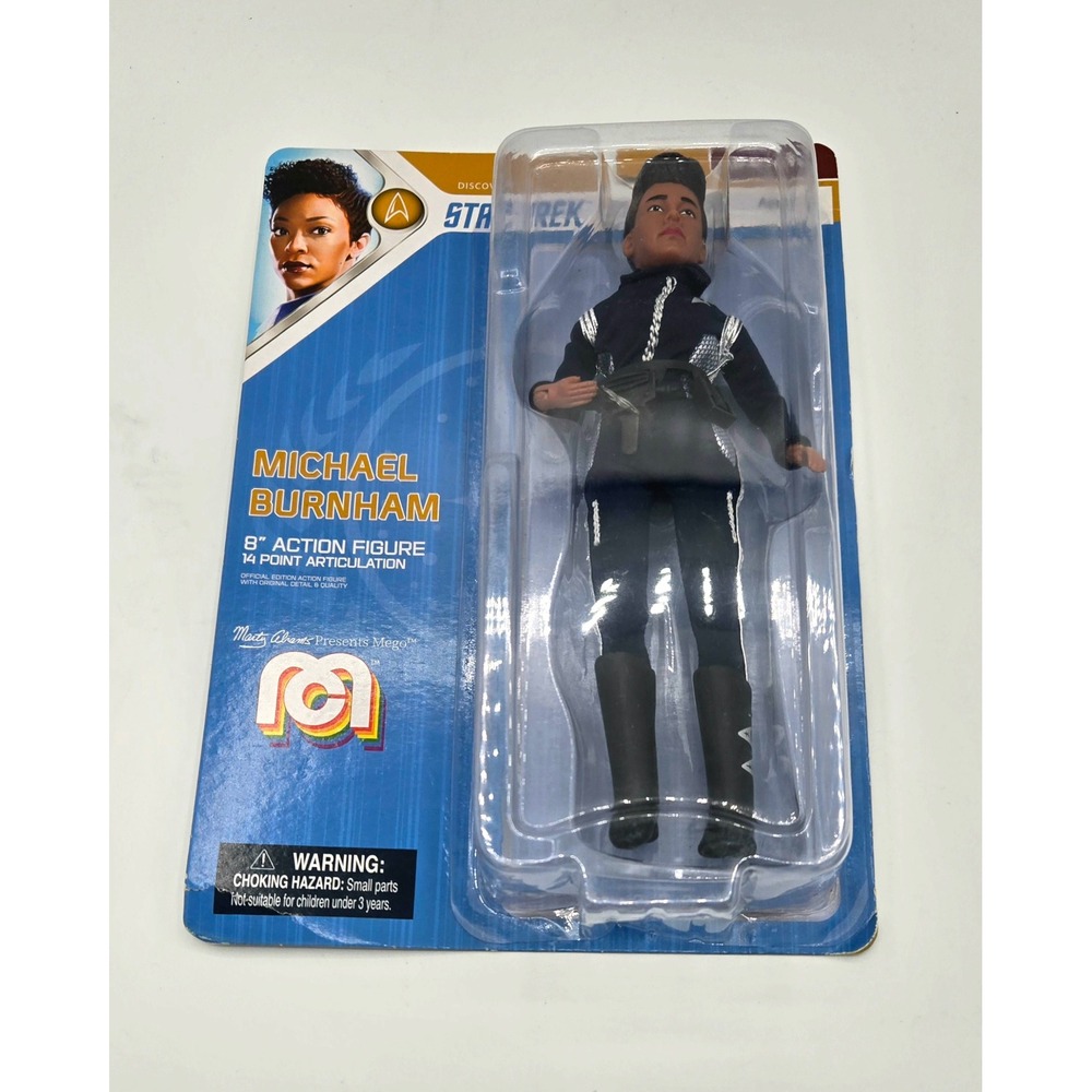 Michael Burnham 8 Inch Action Figure Star‎ Trek Discovery Mego New